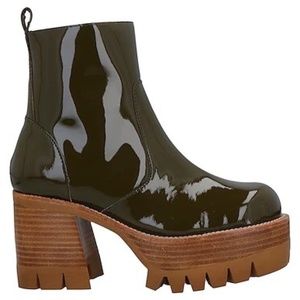 JEFFREY CAMPBELL.Ankle boots.Military green.Brand-new, unused.Size 8US/39EU